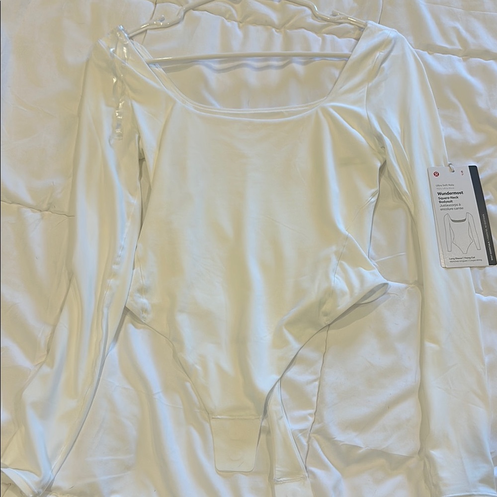 Lululemon Nulu Square Neck Long Sleeve Bodysuit